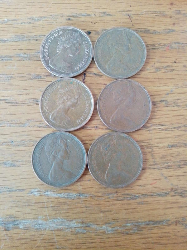Great Britain  new pence 2p coins x 6
