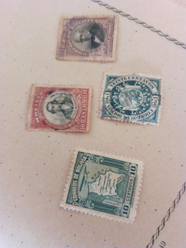 Bolivia stamps x 4