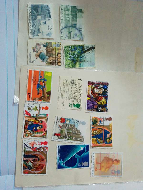 Great Britain stamps x 13