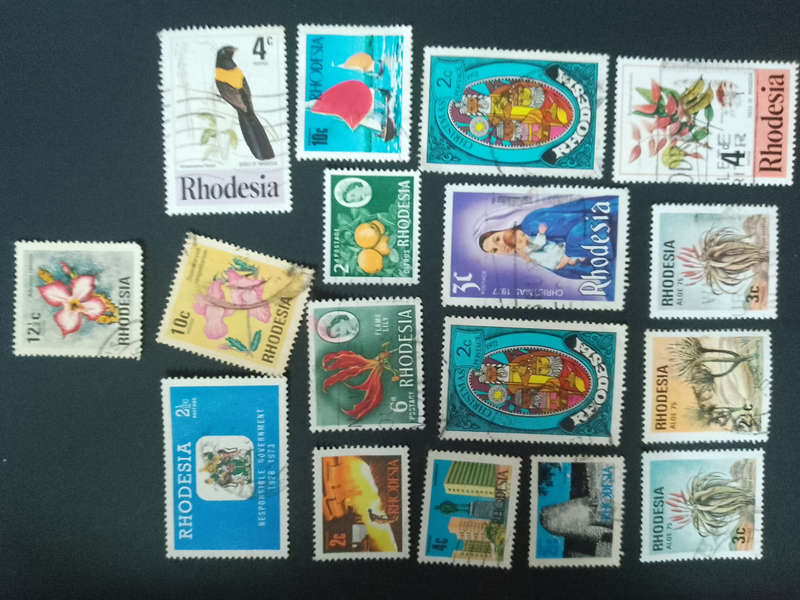 Mix of Rhodesia stamps