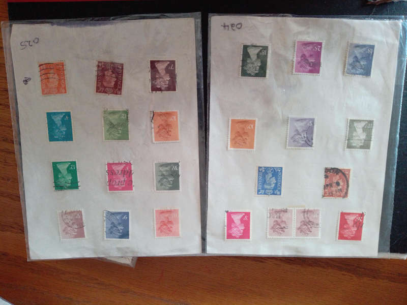 Great Britain stamps x 12