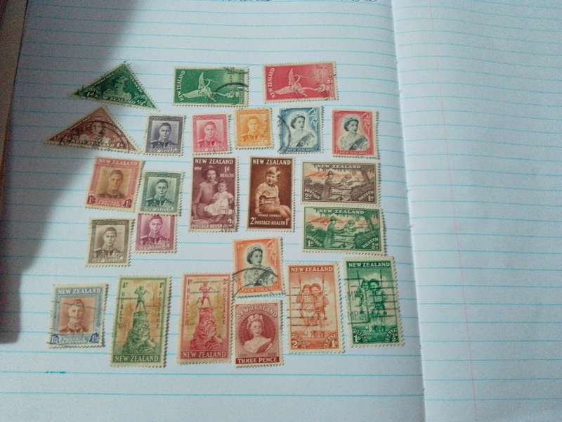 New Zealand stamps x 24