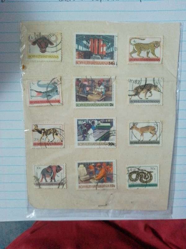 Bophuthatswana stamps x 12