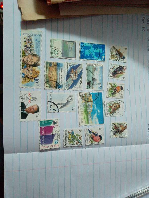 Belique.Belgie stamps x 17