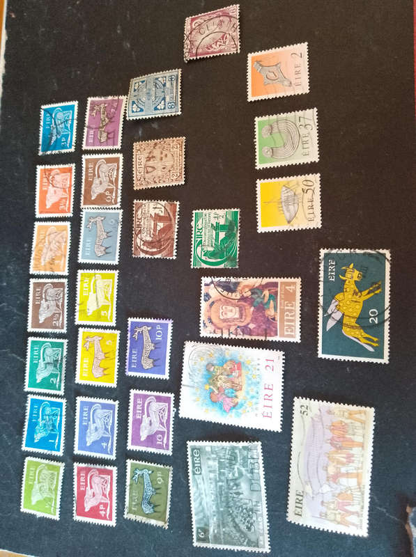 Mix of Eire (Ireland) stamps