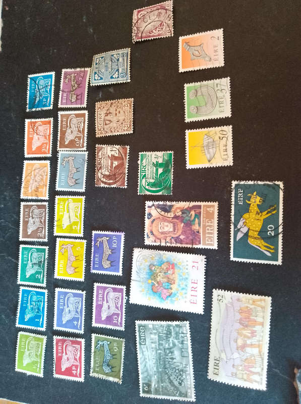 Mix of Eire (Ireland) stamps