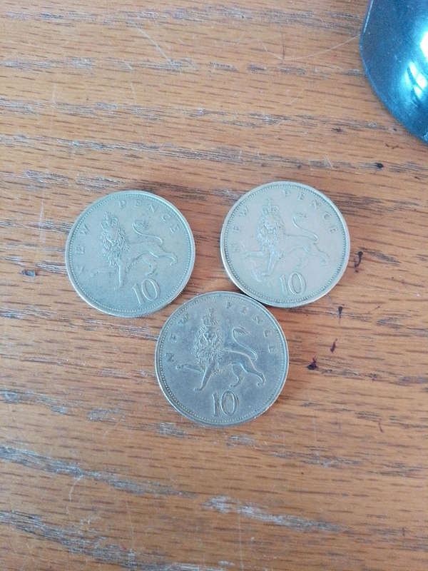 Great Britain 10 pence x 3