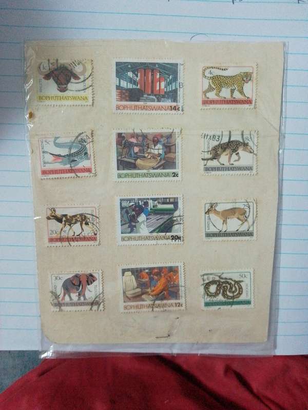 Bophuthatswana stamps x 12