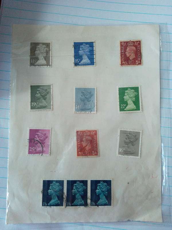 Great Britain Queen Elizabeth stamps