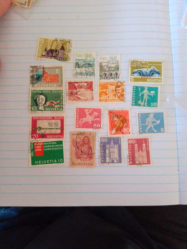 Helvetia stamps