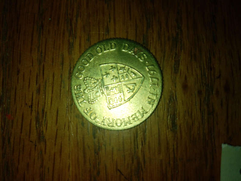 1797 Spade gaming token George III good old days