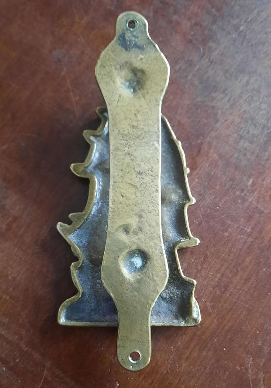 VINTAGE BRASS DOOR KNOCKER