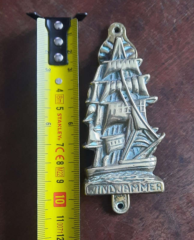 VINTAGE BRASS DOOR KNOCKER