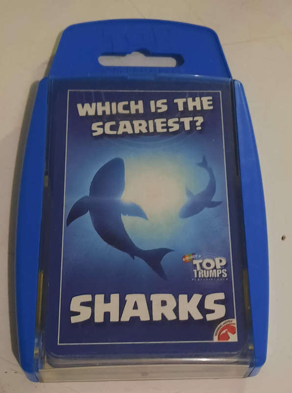 TOP TRUMPS which is the scariest? Sharks
