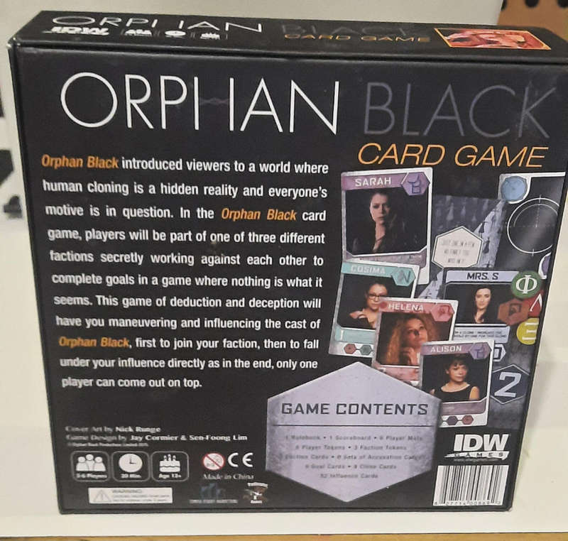 Orphan Black Board game