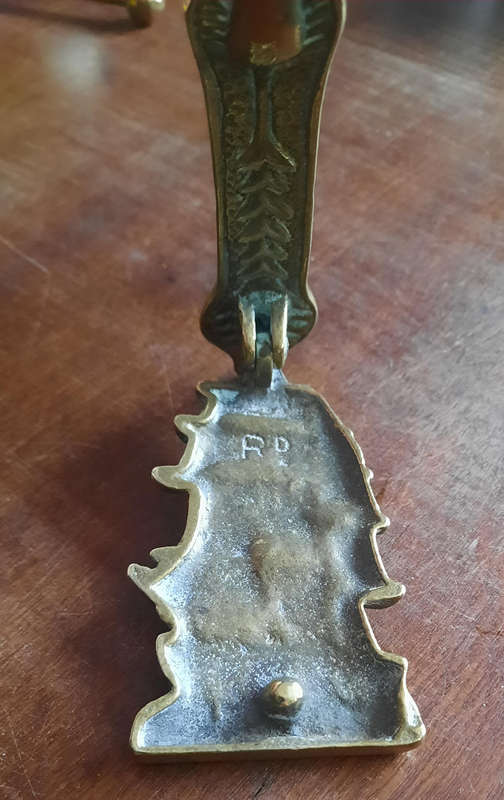 VINTAGE BRASS DOOR KNOCKER