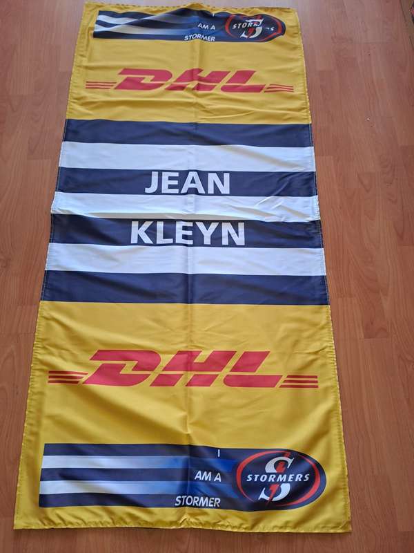 Rugby Locker Room Banner, Jean Kleyn
