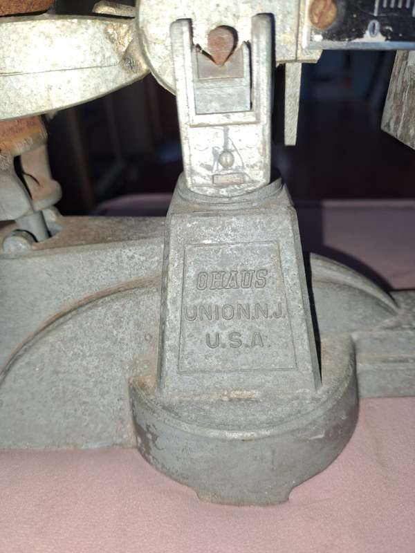Ohaus scale, USA with 2 weight balances