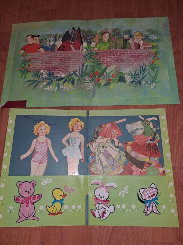 Pat Boone and Shirley Temple cut-outs, from way back....