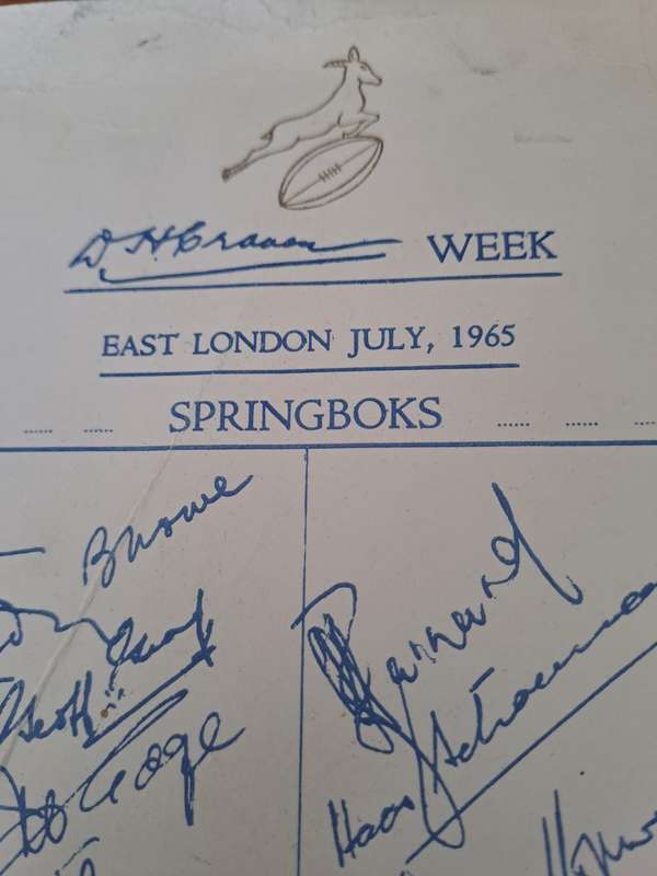 Craven Week, East London 1965, Springboks Past and Present Print