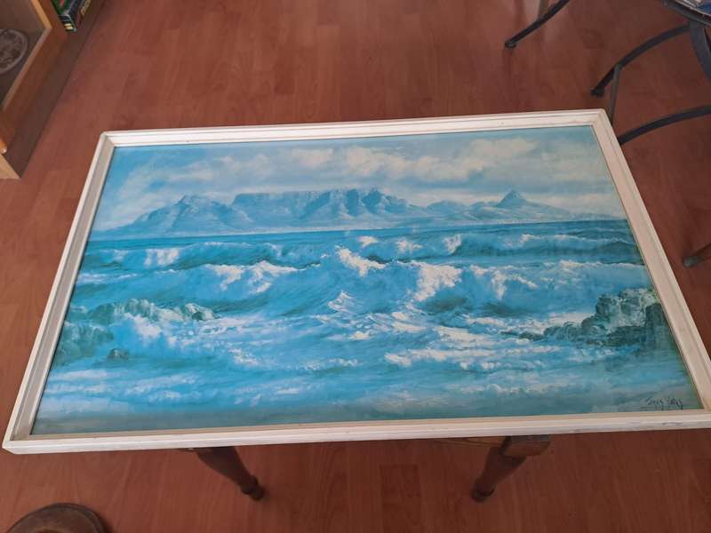 James Yates print Table Mountain from Blouberg