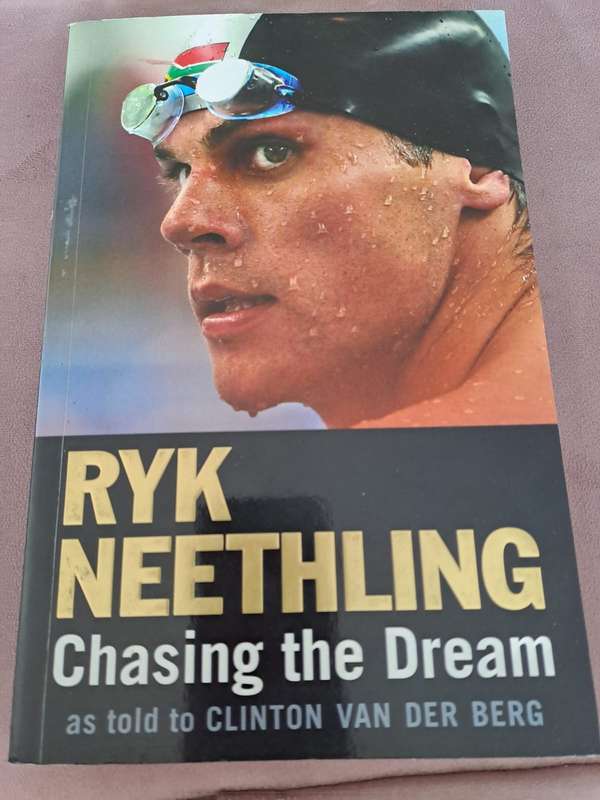 Ryk Neethling, signed Chasing the Dream, 233 pages