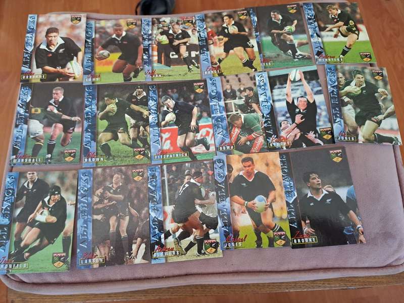 24 x All Blacks Tri Nations cards, 95/96 era