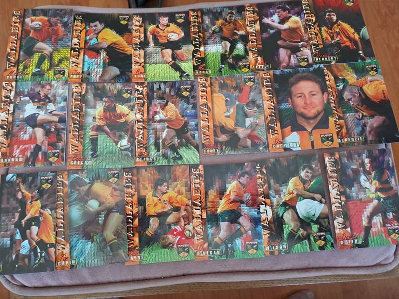 26 x Wallabies Tri Nations rugby cards