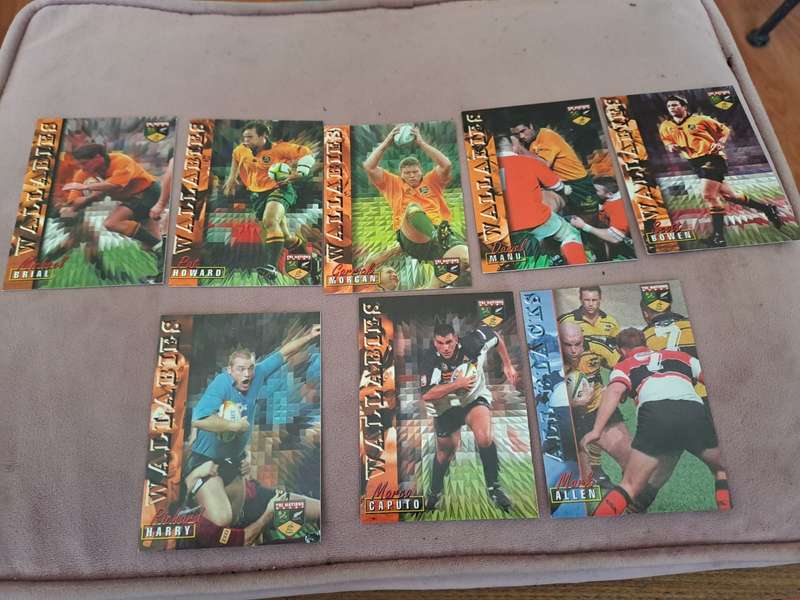26 x Wallabies Tri Nations rugby cards