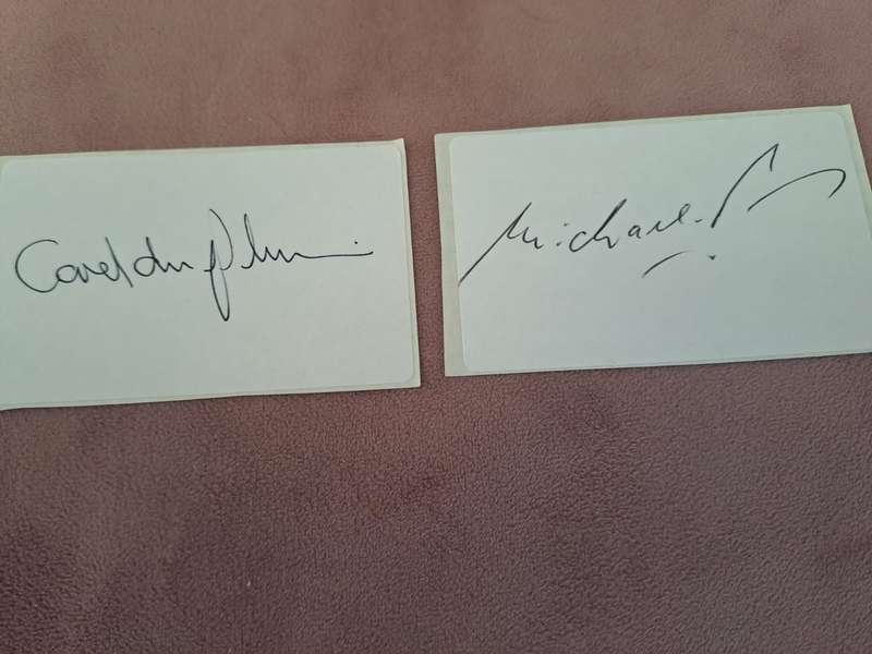 Rugby, Carel, Michael and Willie du Plessis original signatures, Springboks and WP