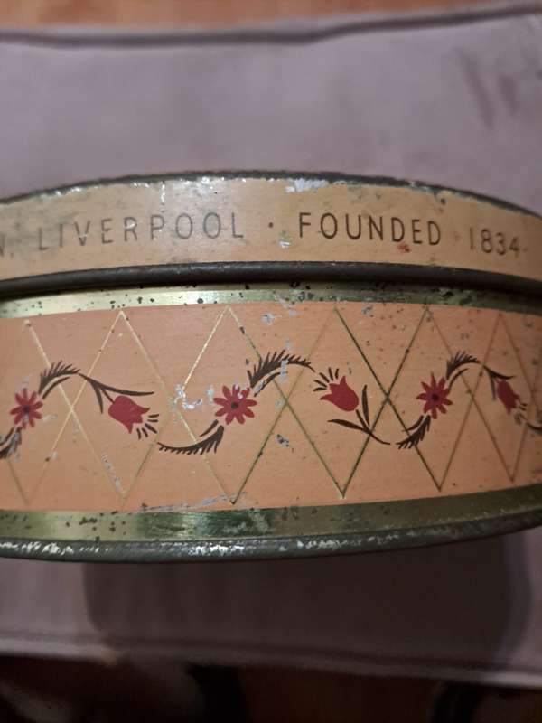 Barker & Dobson ass. chocolates tin, Liverpool, founded 1834