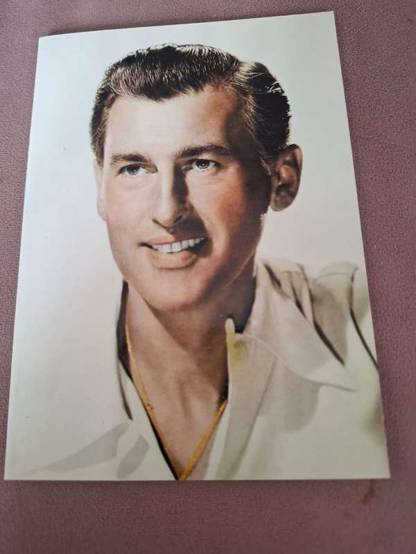 Stewart Granger, actor autobiography, signed, 416 pages (plus card with photo)