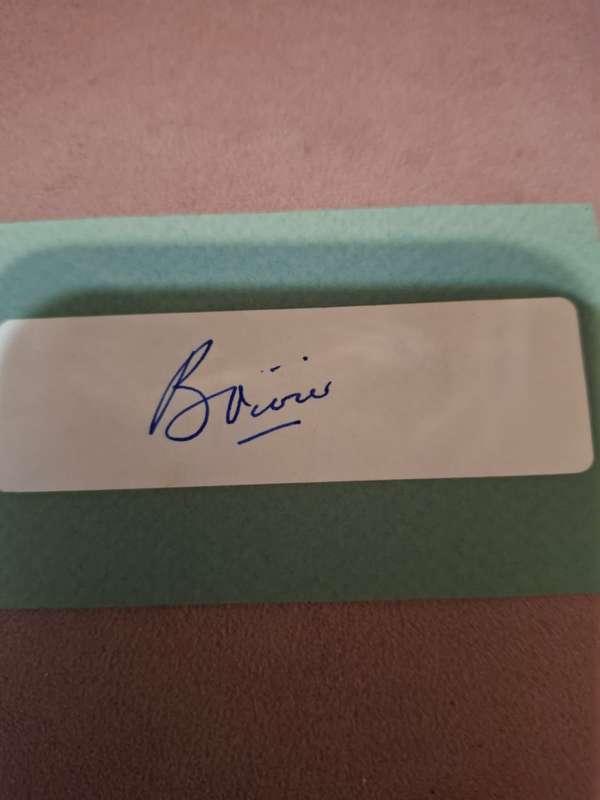 Basie Viviers Springbok rugby captain original autograph