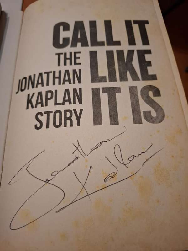 3 x Rugby Referee Books, Jonathan Kaplan, Paddy O'Brien, Andre Watson, all signed