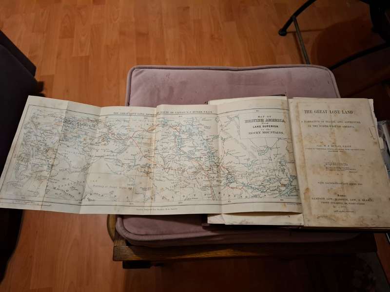 The Great Lone Land by Cpt WF Butler, 153 years old book