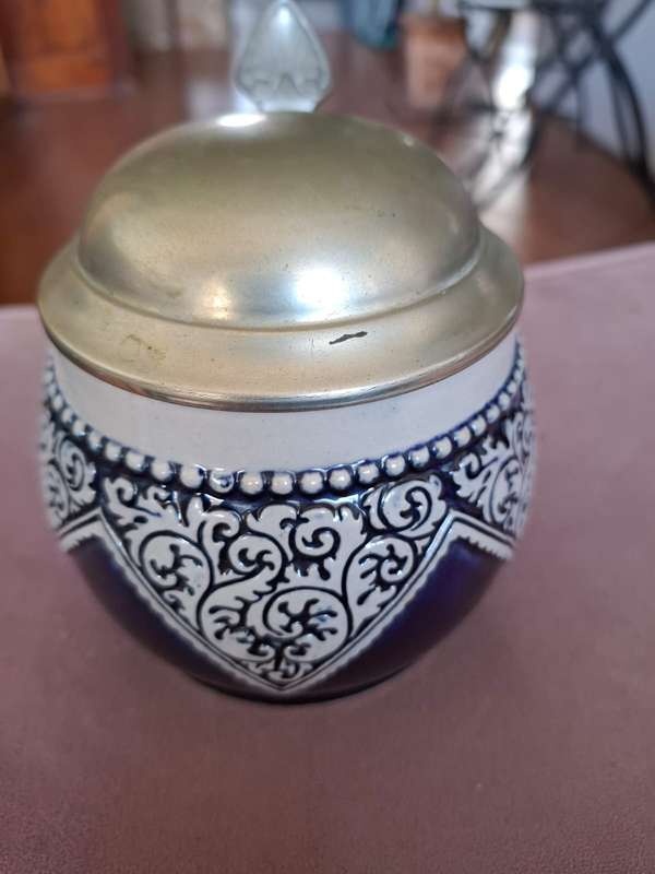 Art Deco, Lidded German Beer Stein