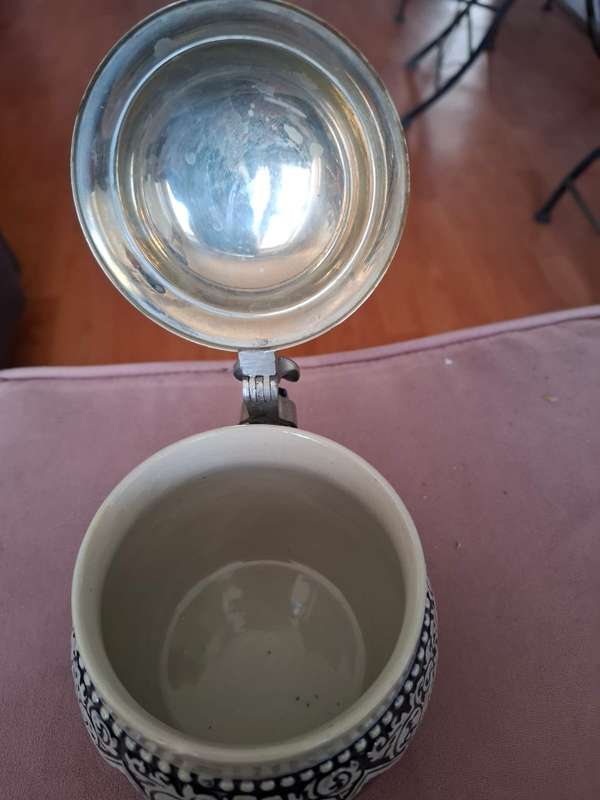 Art Deco, Lidded German Beer Stein