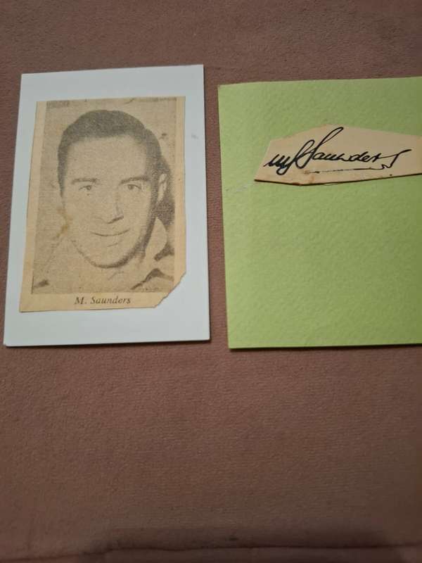 Rugby, Springbok no 290, Cowboy Saunders original autograph