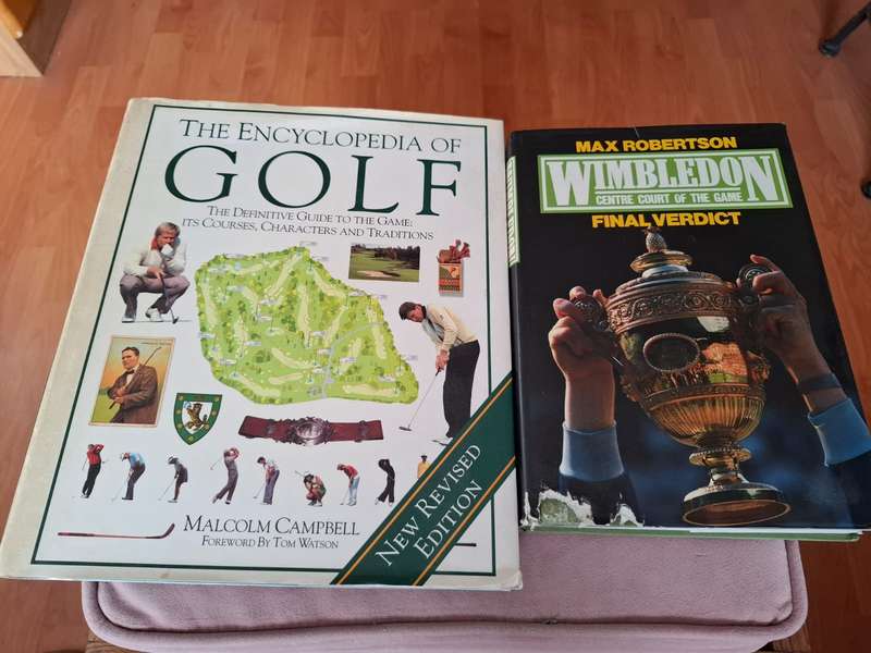 Encyclopedia of Golf plus Wimbledon books