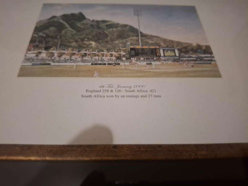 3rd Cricket Test, Newlands 2010, Limited edition print by Richie Ryall (signed) no 293/300