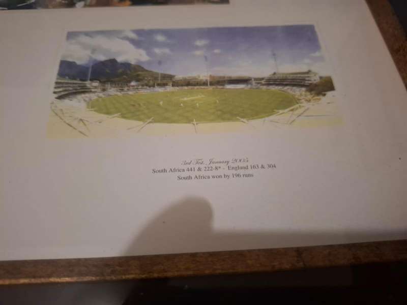 3rd Cricket Test, Newlands 2010, Limited edition print by Richie Ryall (signed) no 293/300