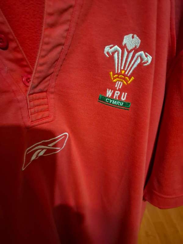 Wales 2007 World Cup, short sleeve rugby jersey XL