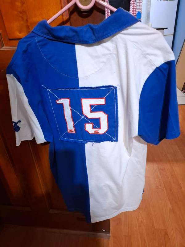 Canterbury rugby shirt/jersey, XL, play in heaven, France no 15