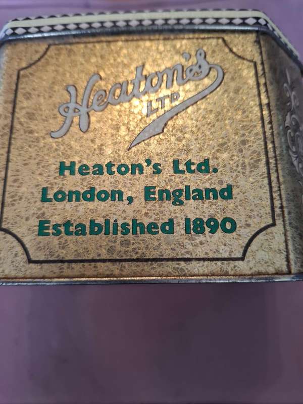 1960 Heaton's Swiss Caramel tin