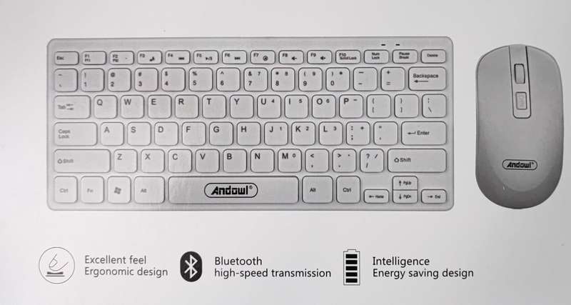 Wireless Keyboard and Mouse Combo For PC Computer & Apple Imacs
