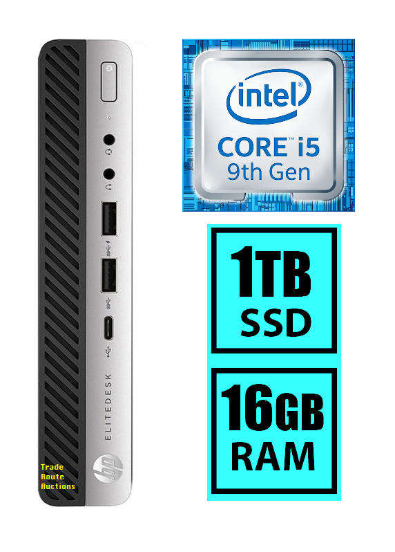 HP EliteDesk 800 G5 Mini PC | Core i5 9500T 9th Gen | 16GB RAM | 1TB SSD
