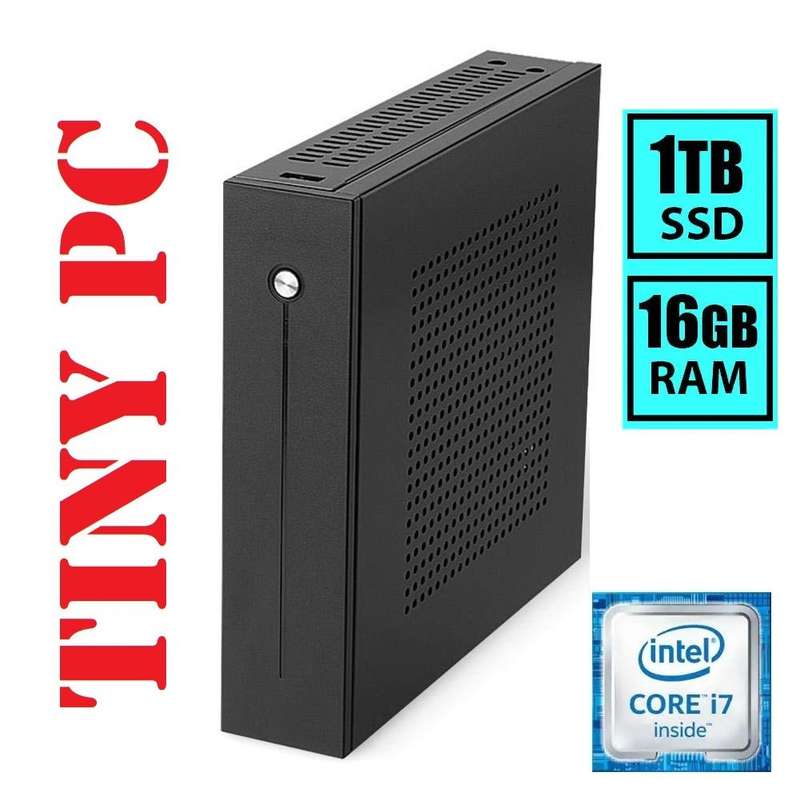 Tiny Desktop PC | Core i7 2.5Ghz | 16GB RAM | 1TB SSD - HDMI VGA WiFi