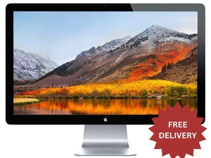 Apple Thunderbolt Cinema Display LED (27-Inch) Monitor | A1407 | 2560 X 1440 Resolution -tiny cracks