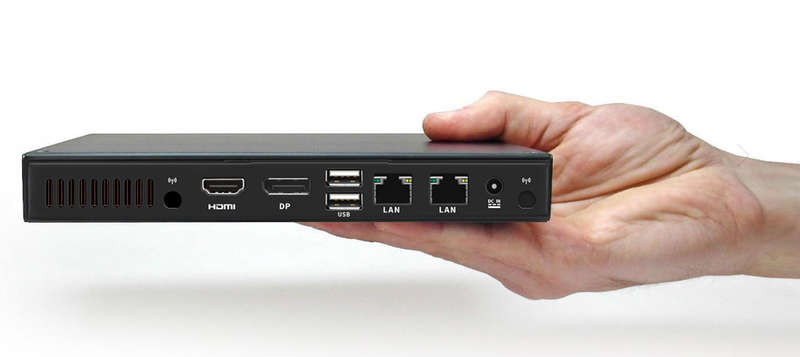 Giada F106D Mini PC Booksize, Fanless Player Support 4K Display 4GB/256GB