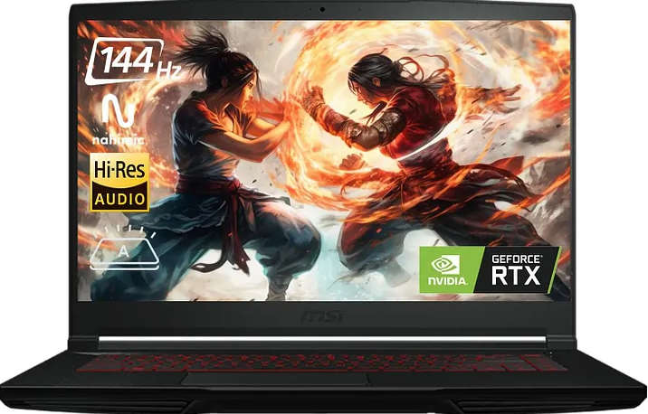 MSI GF63 THIN 9RCX 15.6" Gaming Laptop, Intel Core i7-9750H, NVIDIA GeForce GTX 1650 Ti 4GB Graphics